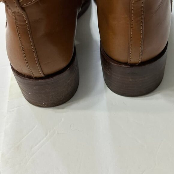 Tory Burch Miller Boots Gold Logo Size 7 - Picture 2 of 4